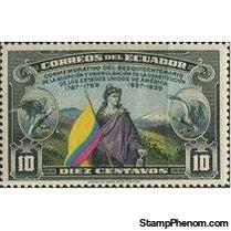 Ecuador 1938 US Constitution - 150th Anniversary-Stamps-Ecuador-StampPhenom