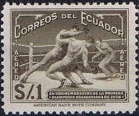 Ecuador 1939 Airmail - First Bolivarian Games, La Paz - Victories-Stamps-Ecuador-StampPhenom