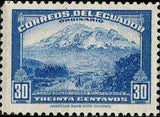 Ecuador 1942 Mount Chimborazo-Stamps-Ecuador-StampPhenom