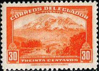 Ecuador 1942 Mount Chimborazo-Stamps-Ecuador-StampPhenom