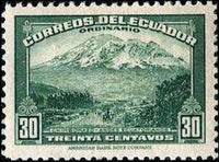 Ecuador 1942 Mount Chimborazo-Stamps-Ecuador-StampPhenom