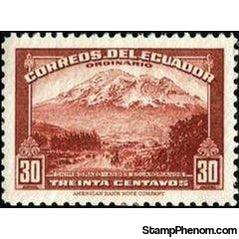 Ecuador 1942 Mount Chimborazo-Stamps-Ecuador-StampPhenom