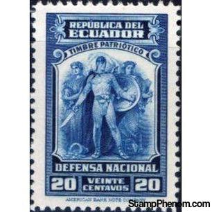 Ecuador 1942 Obligatory Tax - National Defence Fund-Stamps-Ecuador-StampPhenom