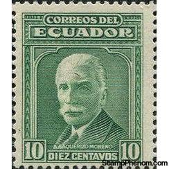 Ecuador 1942 President A Baquerizo Moreno-Stamps-Ecuador-StampPhenom