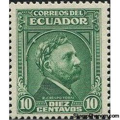 Ecuador 1942 R Crespo Toral-Stamps-Ecuador-StampPhenom