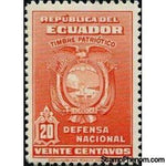 Ecuador 1943 Obligatory Tax - National Defence Fund-Stamps-Ecuador-StampPhenom