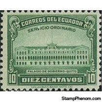 Ecuador 1944 Government Palace - Quito-Stamps-Ecuador-StampPhenom