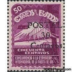 Ecuador 1944 San Francisco Exhibition and New York World Fair Surcharged-Stamps-Ecuador-StampPhenom