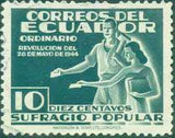 Ecuador 1946 Revolution - 2nd Anniversary-Stamps-Ecuador-StampPhenom