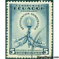 Ecuador 1946 Revolution - 2nd Anniversary-Stamps-Ecuador-StampPhenom