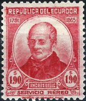 Ecuador 1948 Andres Bello - 83rd Death Anniversary-Stamps-Ecuador-StampPhenom
