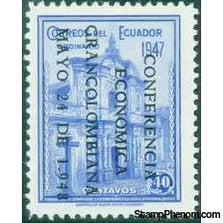 Ecuador 1948 Economic Conference - Overprinted-Stamps-Ecuador-StampPhenom