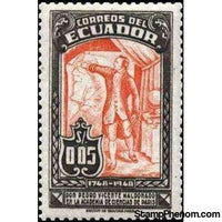 Ecuador 1948 Maldonado - Death Bicentenary-Stamps-Ecuador-StampPhenom