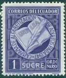 Ecuador 1948 National Literacy Campaign-Stamps-Ecuador-StampPhenom