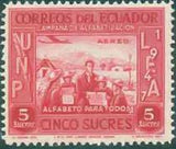 Ecuador 1948 National Literacy Campaign-Stamps-Ecuador-StampPhenom