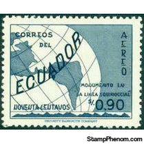 Ecuador 1953 Airmails - Equator Crossing by Pan-American Highway-Stamps-Ecuador-StampPhenom