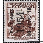 Ecuador 1954 Obligatory Tax - Tourist Promotion Fund-Stamps-Ecuador-StampPhenom