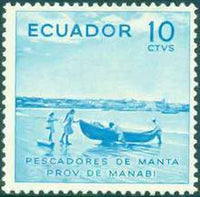 Ecuador 1955 Definitives - Pictorials-Stamps-Ecuador-StampPhenom