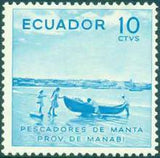 Ecuador 1955 Definitives - Pictorials-Stamps-Ecuador-StampPhenom