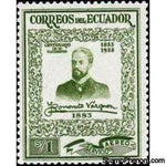 Ecuador 1956 Airmails - Vazquez - Birth Centenary-Stamps-Ecuador-StampPhenom
