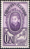 Ecuador 1956 Printing - Bicentenary-Stamps-Ecuador-StampPhenom