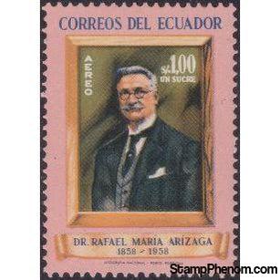 Ecuador 1958 Airmails - Arizaga - Birth Centenary-Stamps-Ecuador-Mint-StampPhenom