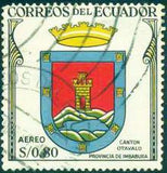 Ecuador 1958 Airmails - Imbabura Cantonal Arms-Stamps-Ecuador-StampPhenom