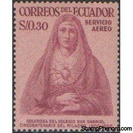 Ecuador 1958 Airmails - The Miracle of San Gabriel College-Stamps-Ecuador-StampPhenom