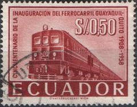 Ecuador 1958 Opening of Guayaquil-Quito Railway - 50th Anniversary-Stamps-Ecuador-StampPhenom