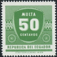 Ecuador 1958 Postage Due of 1958-Stamps-Ecuador-StampPhenom