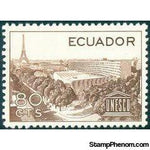 Ecuador 1958 UNESCO Headquarters Inauguration - Paris-Stamps-Ecuador-StampPhenom