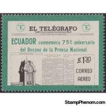 Ecuador 1959 Airmails - El Telegrafo - 75th Anniversary-Stamps-Ecuador-StampPhenom
