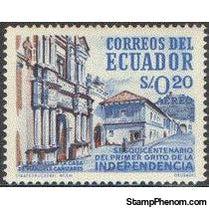 Ecuador 1959 Airmails - Independence - 150th Anniversary-Stamps-Ecuador-StampPhenom