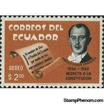 Ecuador 1960 Airmails - Constitution - 5th Anniversary-Stamps-Ecuador-StampPhenom