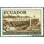 Ecuador 1960 Armato Railway Bridge-Stamps-Ecuador-StampPhenom