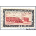 Ecuador 1960 Dormitories-Stamps-Ecuador-StampPhenom