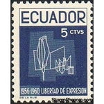 Ecuador 1960 Freedom of expression-Stamps-Ecuador-StampPhenom