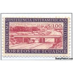 Ecuador 1960 Highway to Quito-Stamps-Ecuador-StampPhenom