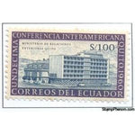 Ecuador 1960 Ministry of Foreign Affairs-Stamps-Ecuador-StampPhenom