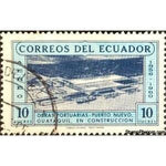 Ecuador 1960 New Port of Guayaquil-Stamps-Ecuador-StampPhenom