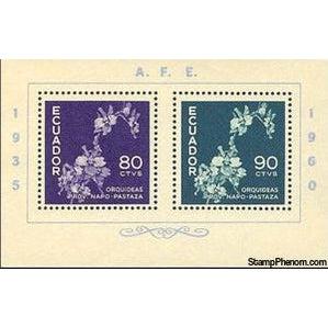 Ecuador 1960 Orchids-Stamps-Ecuador-StampPhenom