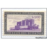 Ecuador 1960 Parliament Building-Stamps-Ecuador-StampPhenom