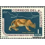Ecuador 1960 Puma (Felis concolor)-Stamps-Ecuador-StampPhenom