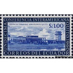 Ecuador 1960 Quito Airport-Stamps-Ecuador-StampPhenom
