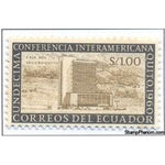 Ecuador 1960 Social Security Building-Stamps-Ecuador-StampPhenom