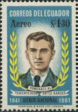 Ecuador 1961 Airmails - H. Ortiz Garces - National Hero-Stamps-Ecuador-StampPhenom