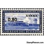 Ecuador 1964 11th Inter-American Conference - Views Surcharged-Stamps-Ecuador-StampPhenom