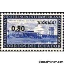 Ecuador 1964 11th Inter-American Conference - Views Surcharged-Stamps-Ecuador-StampPhenom