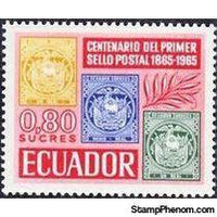 Ecuador 1965 Stamp Centenary-Stamps-Ecuador-StampPhenom