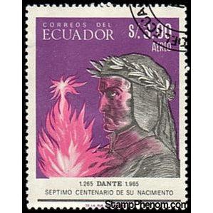 Ecuador 1966 Dante, 700th birth cent-Stamps-Ecuador-StampPhenom